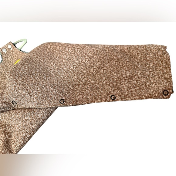 Brown Corduroy Overalls with Red Rainbow Patch - Picture 8 of 8